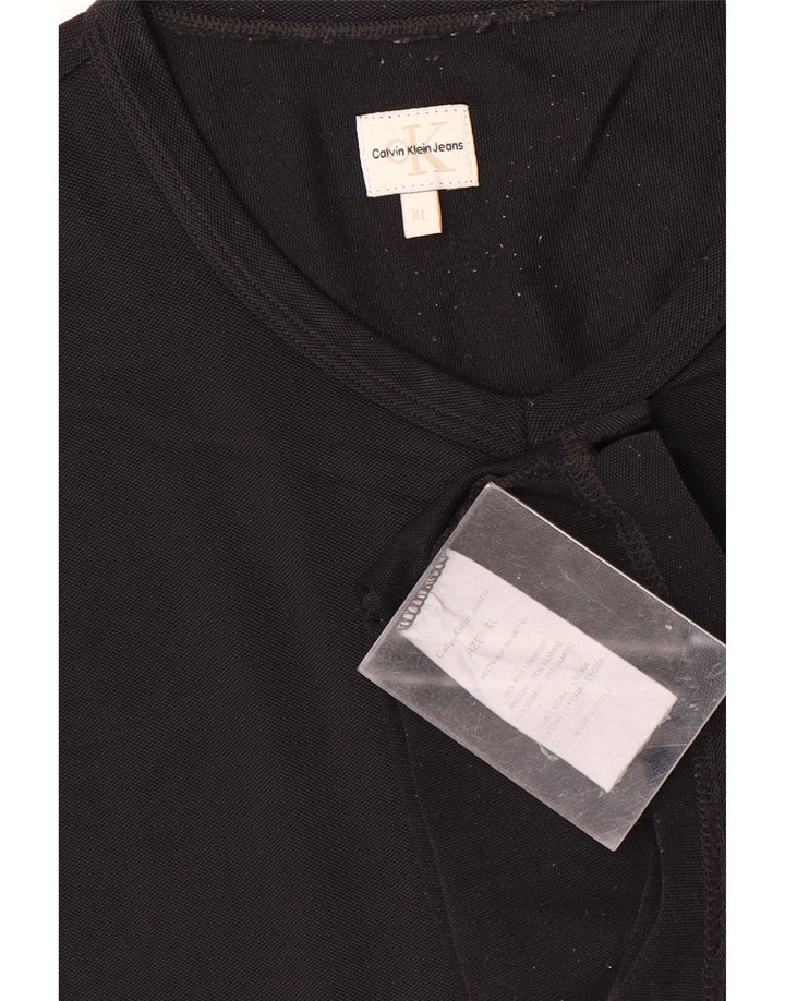Tricou pentru bărbați Calvin Klein Jeans Top XL Poliamidă neagră