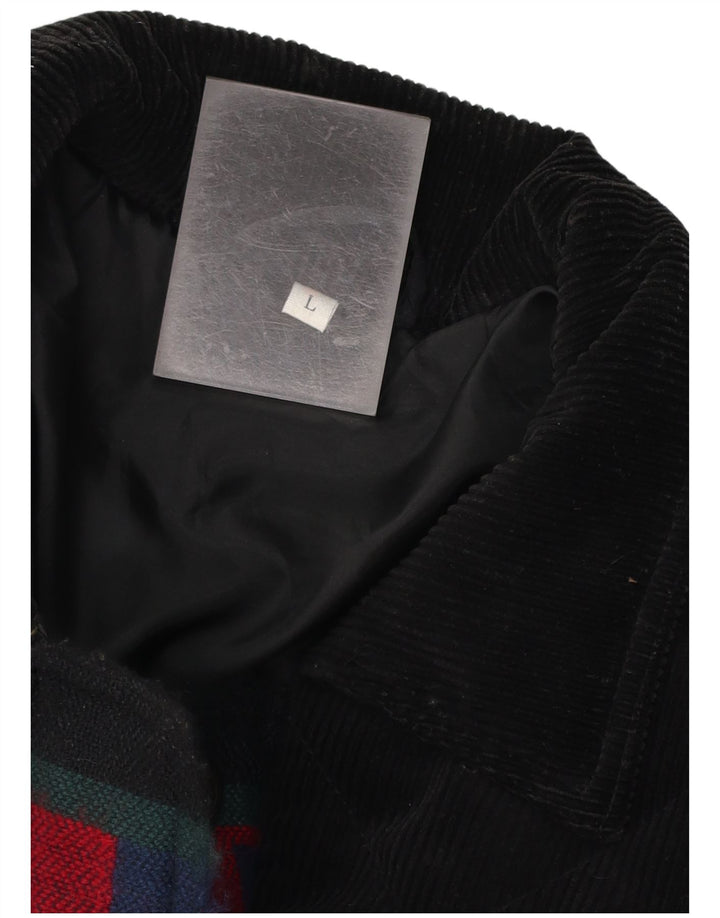 Jachetă matlasată pentru bărbați VINTAGE UK 40 mare, multicoloră, geometrică