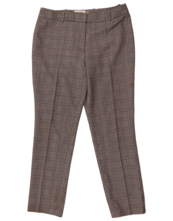 Pantaloni casual Calvin Klein pentru femei US 10 Large W32 L29 Gri Houndstooth