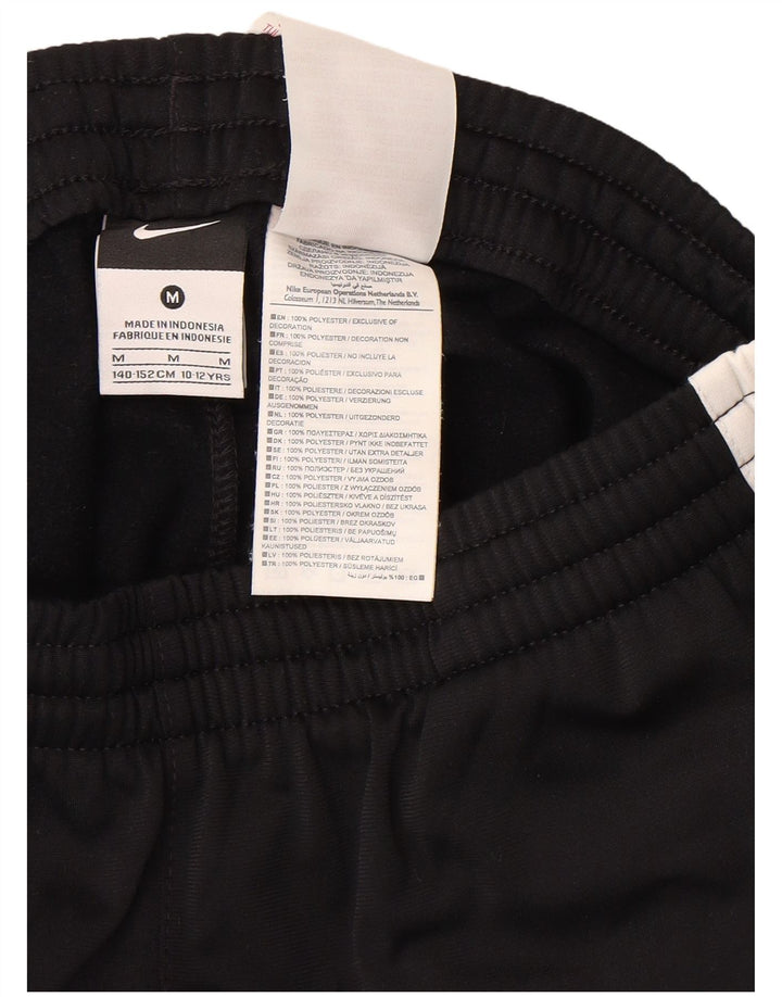 Pantaloni de trening Nike pentru băieți grafic 10-11 ani, mediu negru, color block