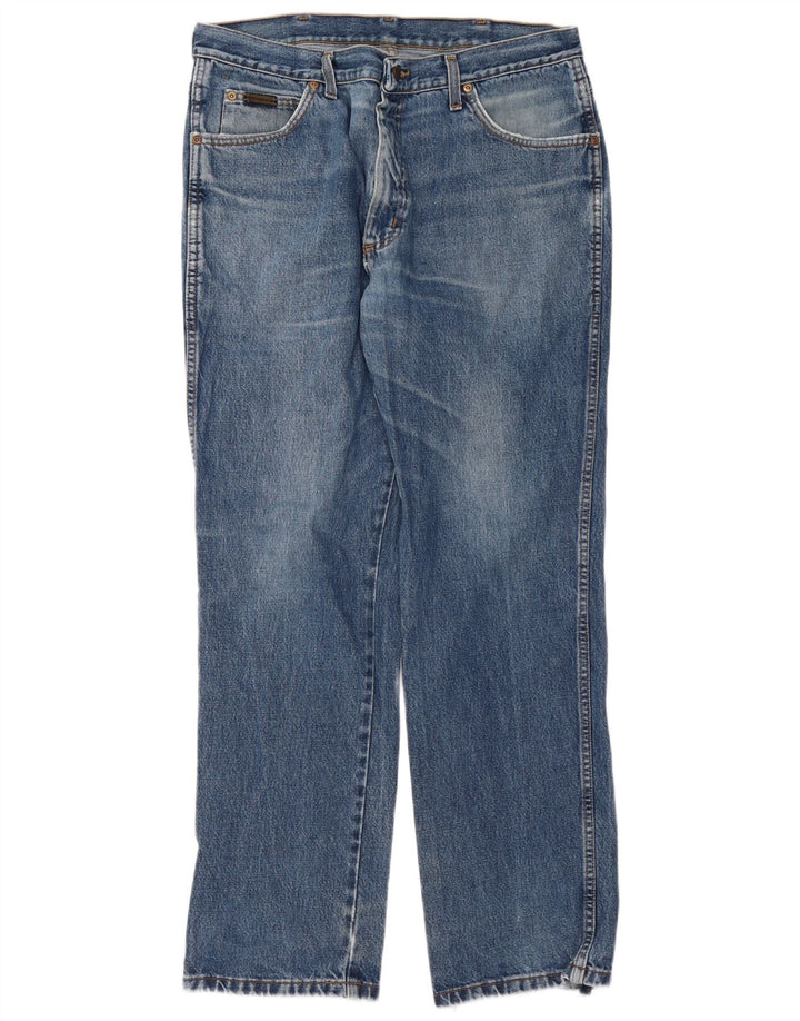 Blugi drepte pentru bărbați Wrangler Texas W36 L32 Bumbac albastru