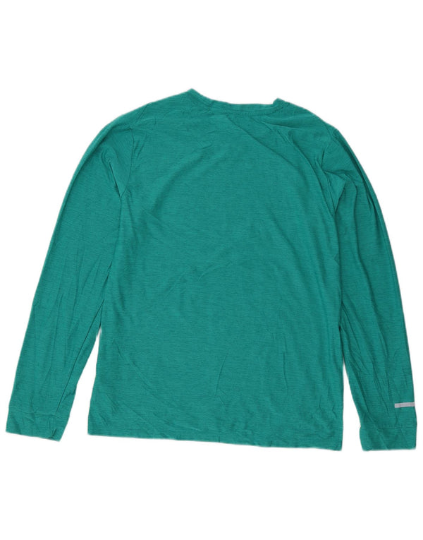 Russell Athletic pentru băieți Top cu mânecă lungă 15-16 ani 2XL verde pete