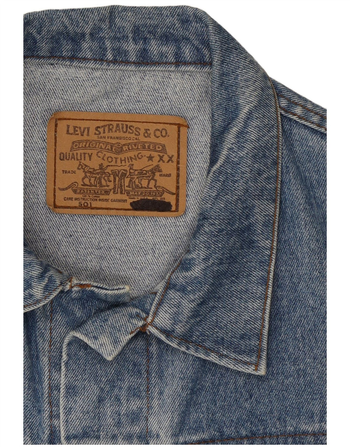 Jachetă de blugi pentru bărbați Levi's UK 42 XL Albastru