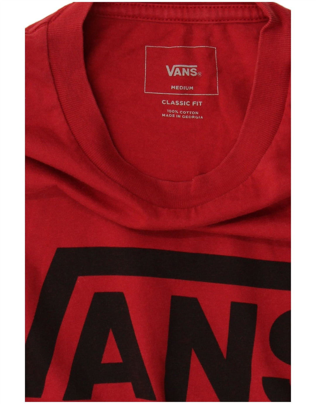 Tricou Vans Classic Fit Top Bumbac Roșu Mediu