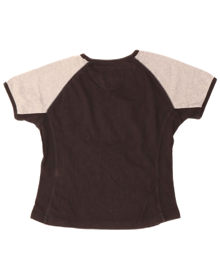 Tricou grafic CHAMPION pentru femei Heritage Classics Top UK 12 Medium Negru