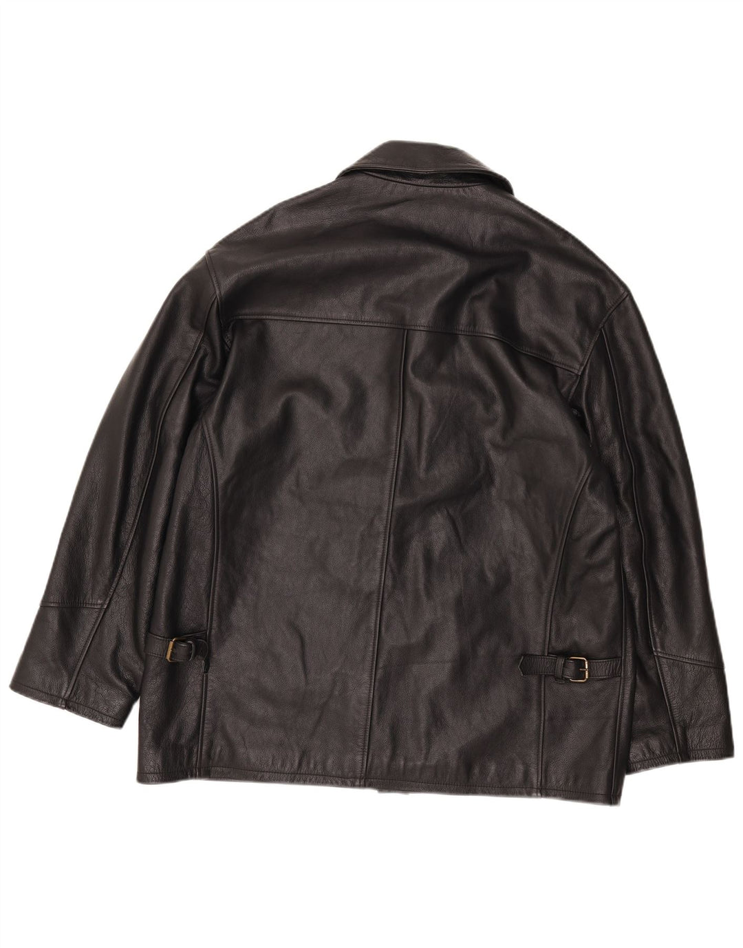 Geacă din piele vintage pentru bărbați IT 52 XL din piele neagră
