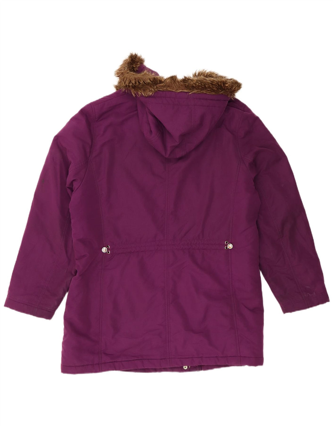 Jachetă Parka cu glugă pentru femei Marks & Spencer UK 20 2XL Poliester violet