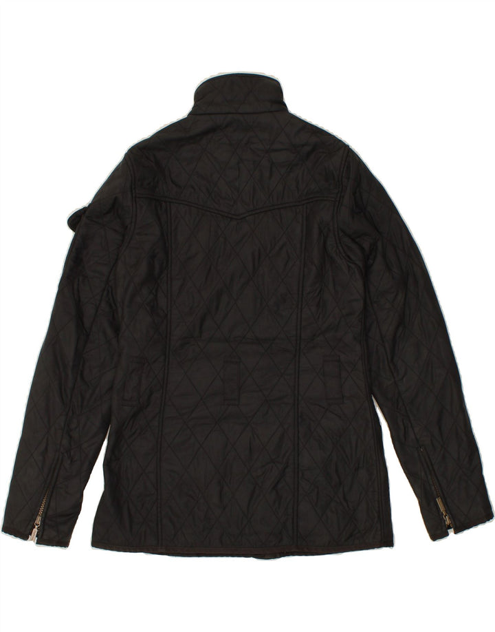 BARBOUR Womens Quilted Jacket UK 8 Small  Black Vintage Barbour and Second-Hand Barbour from Messina Hembry 