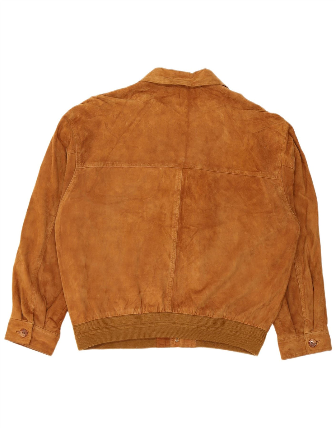 Jachetă Bomber Vintage pentru bărbați din piele intoarsa IT 54 2XL din piele maro