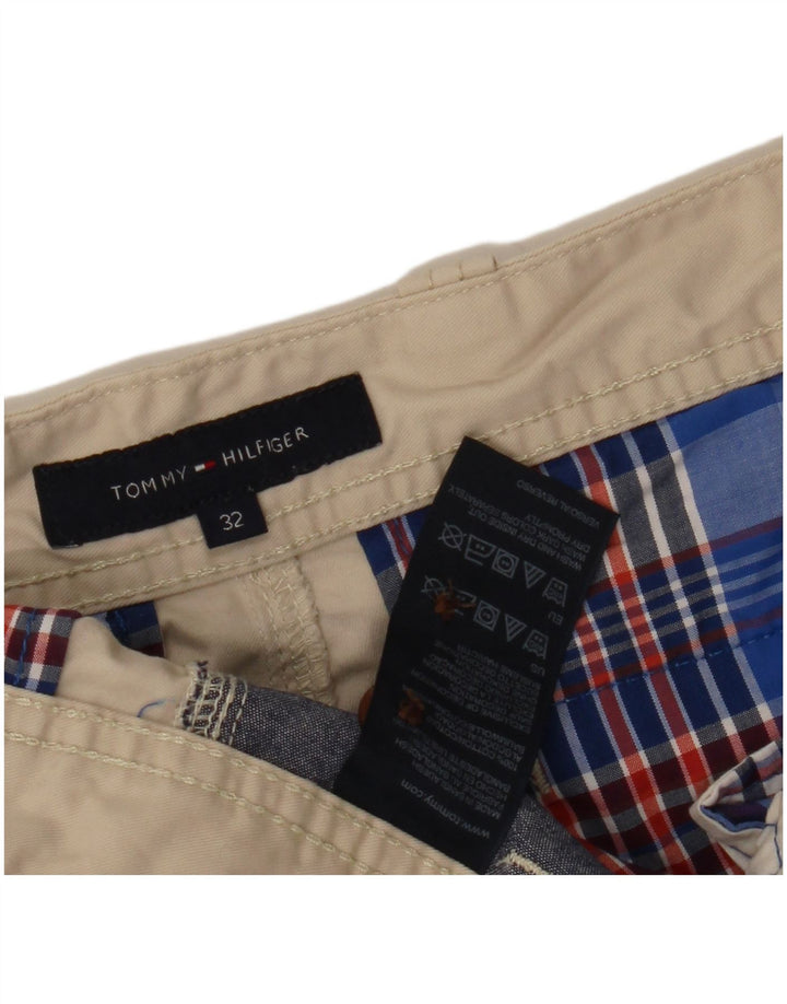 Pantaloni scurti cargo pentru bărbați TOMMY HILFIGER W32 bumbac mediu bej