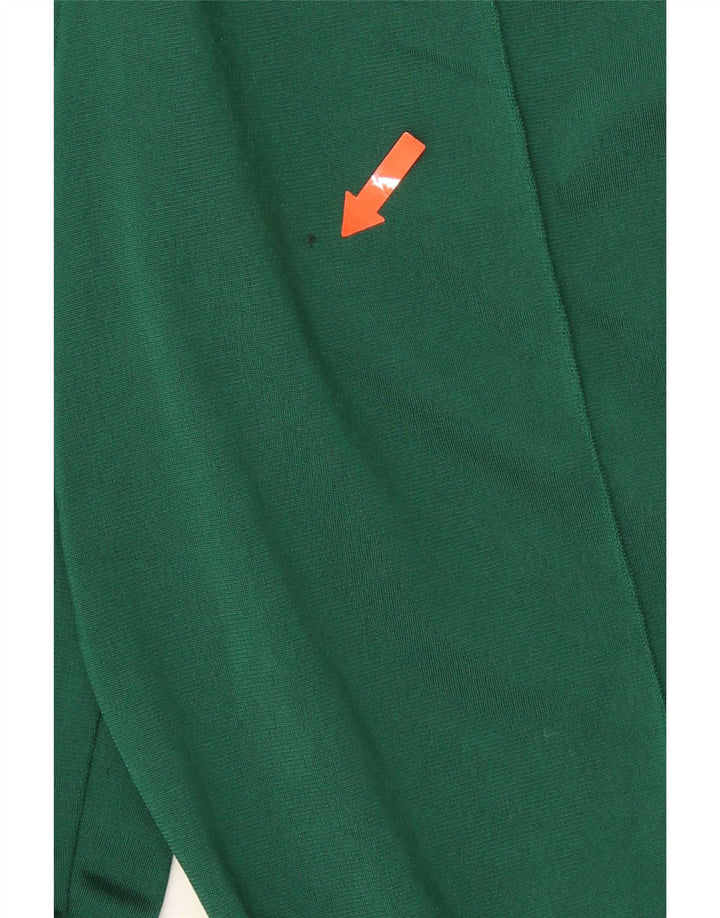 Pantaloni de trening Adidas pentru femei UK 14 Medium Green Colorblock Poliester