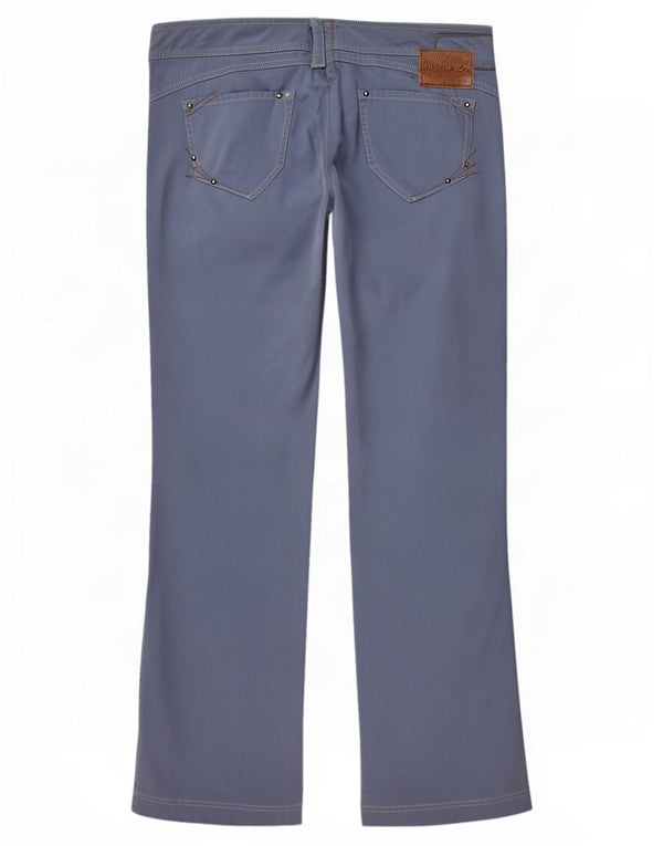 Max & Co. Pantaloni casual drepti pentru femei UK 12 Medium W32 L32 Blue Bumbac