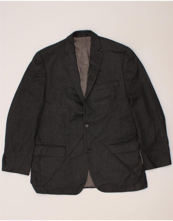 MICHAEL KORS Mens 2 Button Blazer Jacket UK 38 Medium Grey Vintage Michael Kors and Second-Hand Michael Kors from Messina Hembry 