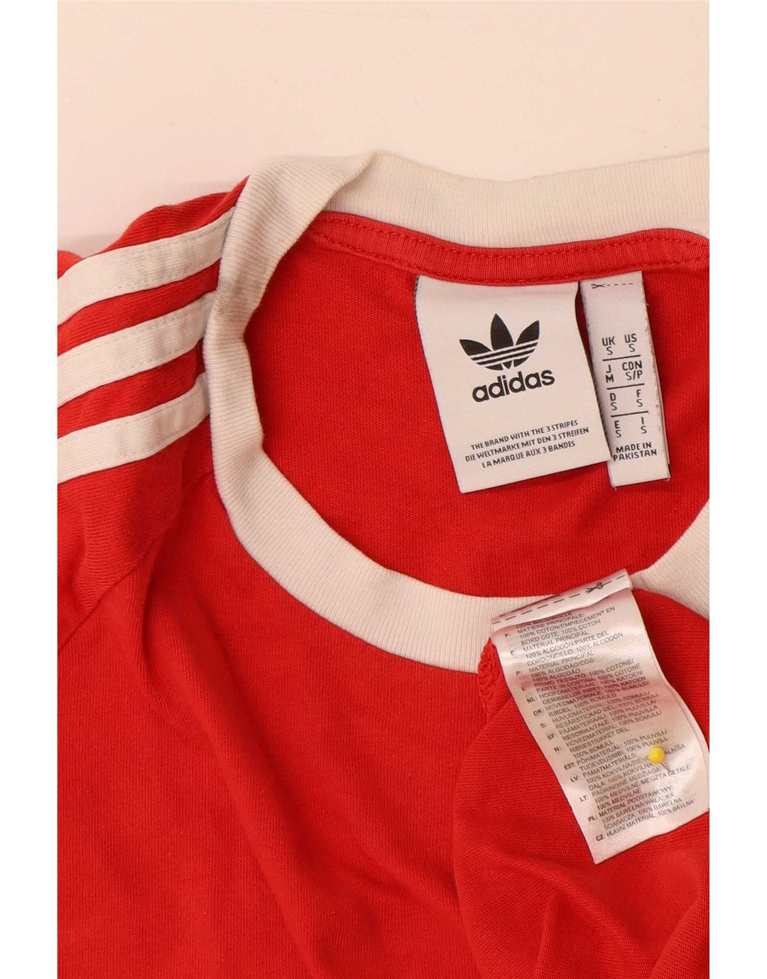 Tricou pentru bărbați Adidas Top mic, roșu, bumbac