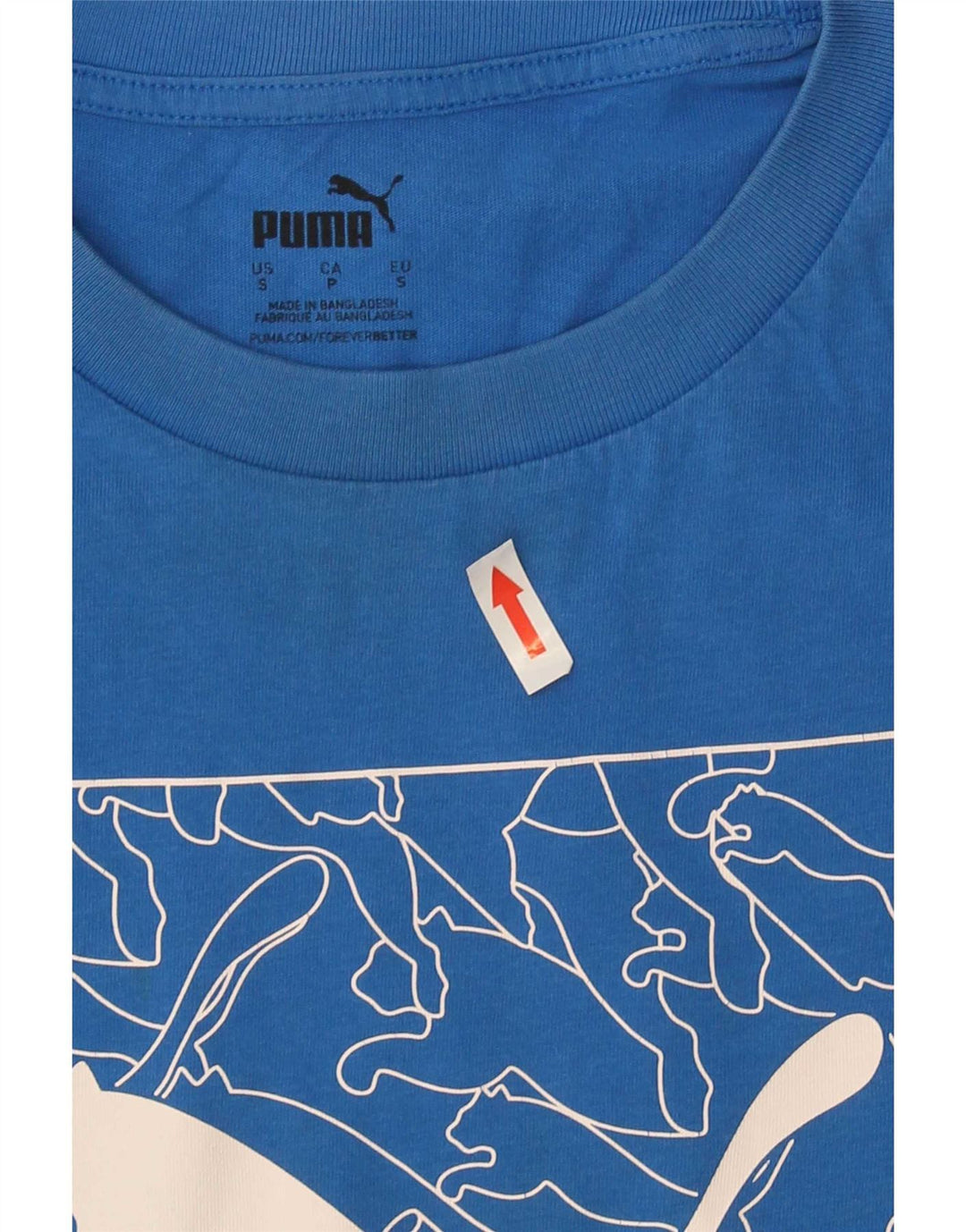 Tricou grafic Puma pentru bărbați Top Small Blue