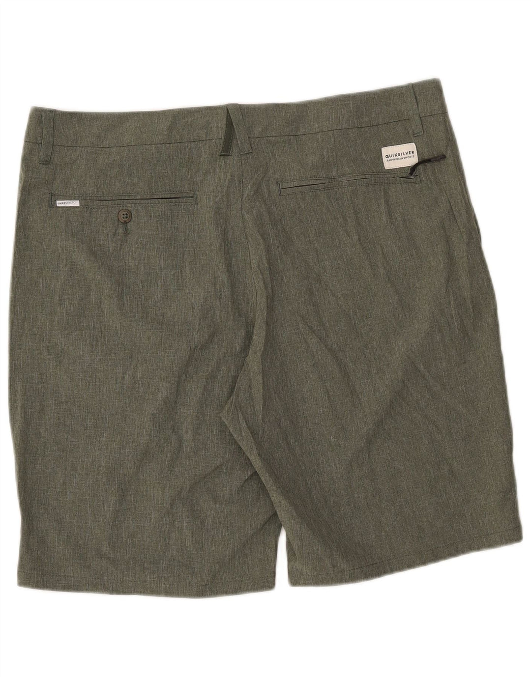 Pantaloni scurți chino QUIKSILVER pentru bărbați W36 Poliester kaki mare