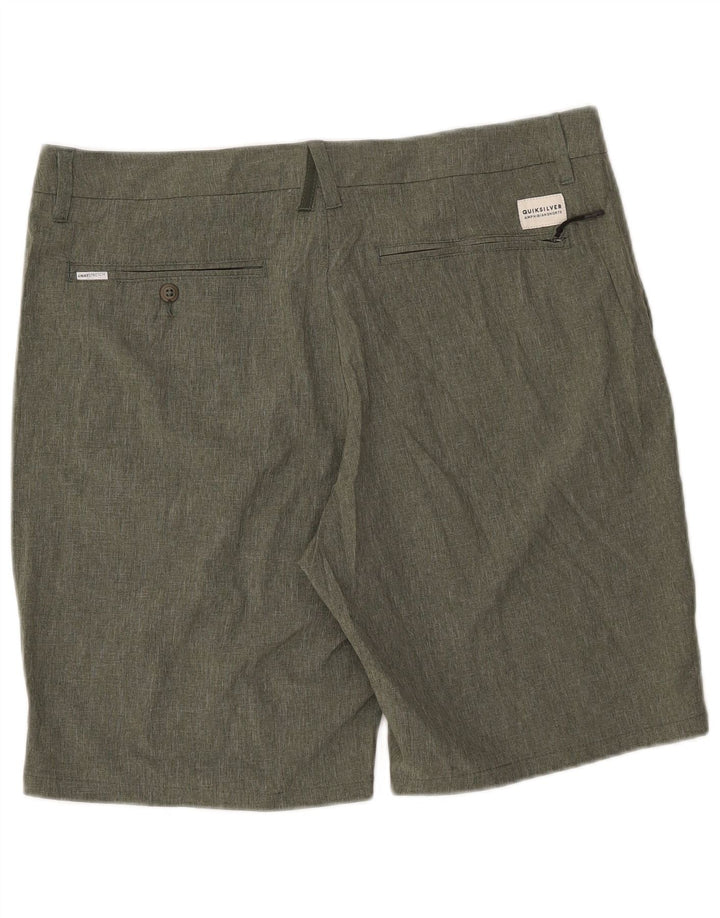 Pantaloni scurți chino QUIKSILVER pentru bărbați W36 Poliester kaki mare