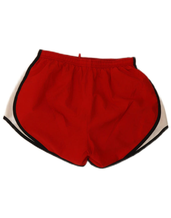 Pantaloni scurți sport Nike Dri Fit Regular pentru femei, roșii mici, color block Sport