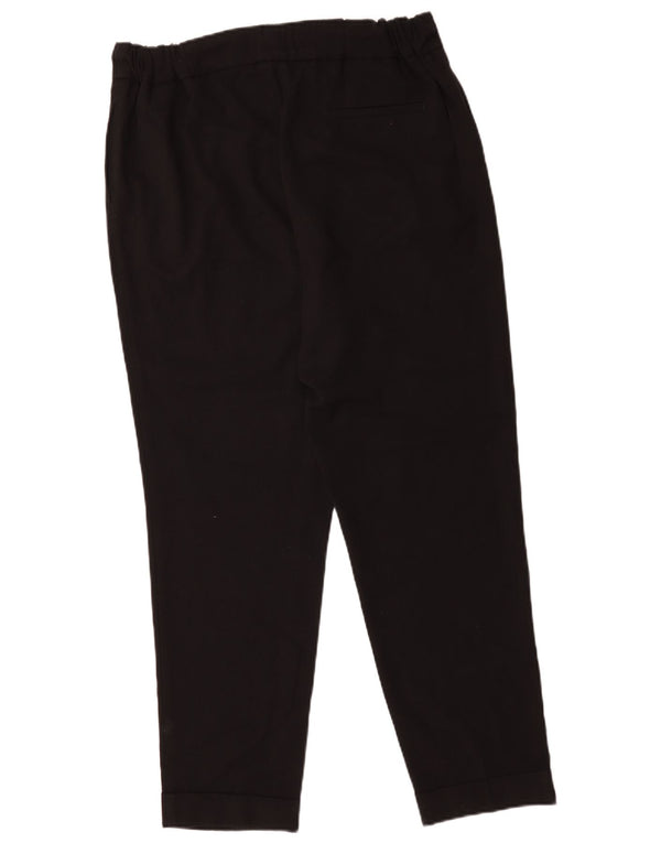 Pantaloni chino pentru femei Marks & Spencer pegged UK 16 Large W34 L29 Black