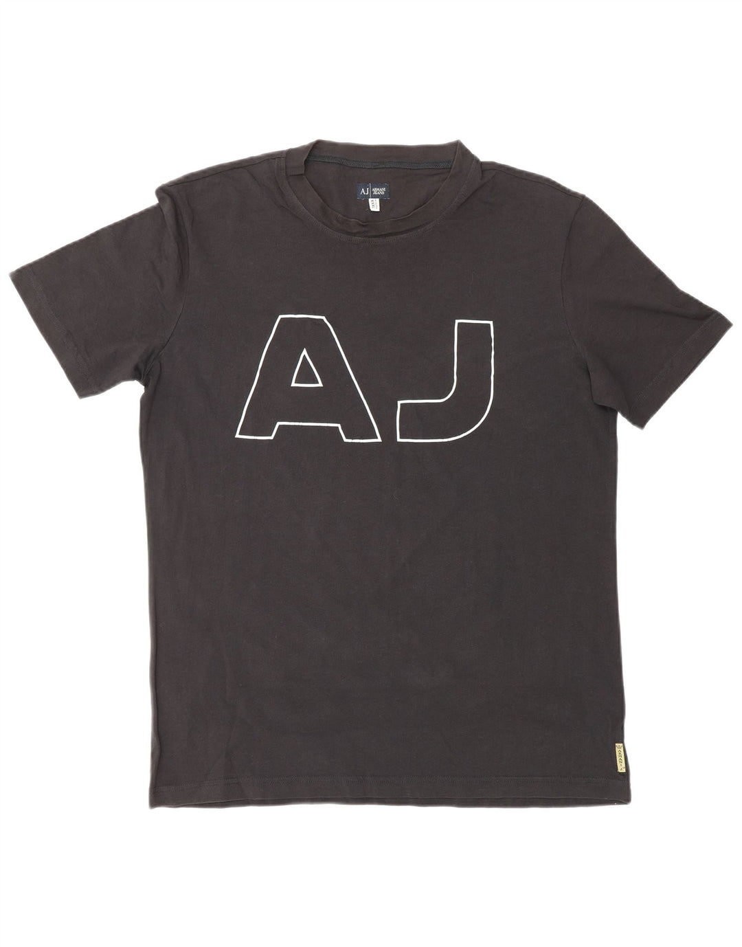 ARMANI JEANS Tricou grafic pentru bărbați Top 3XL bumbac negru