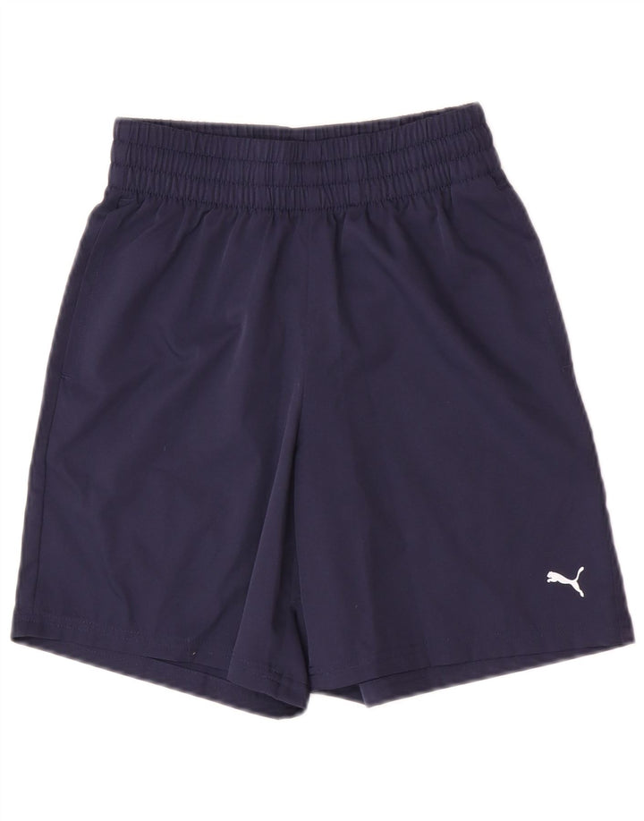 Pantaloni scurti sport Puma Băieți 5-6 ani XS Bleumarin Poliester