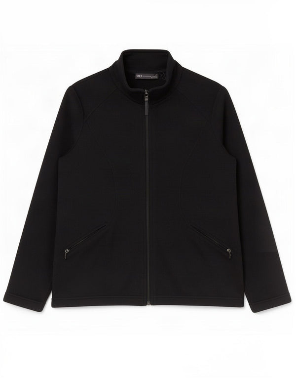 Jachetă fleece pentru femei Marks & Spencer UK 14 Poliester mediu negru