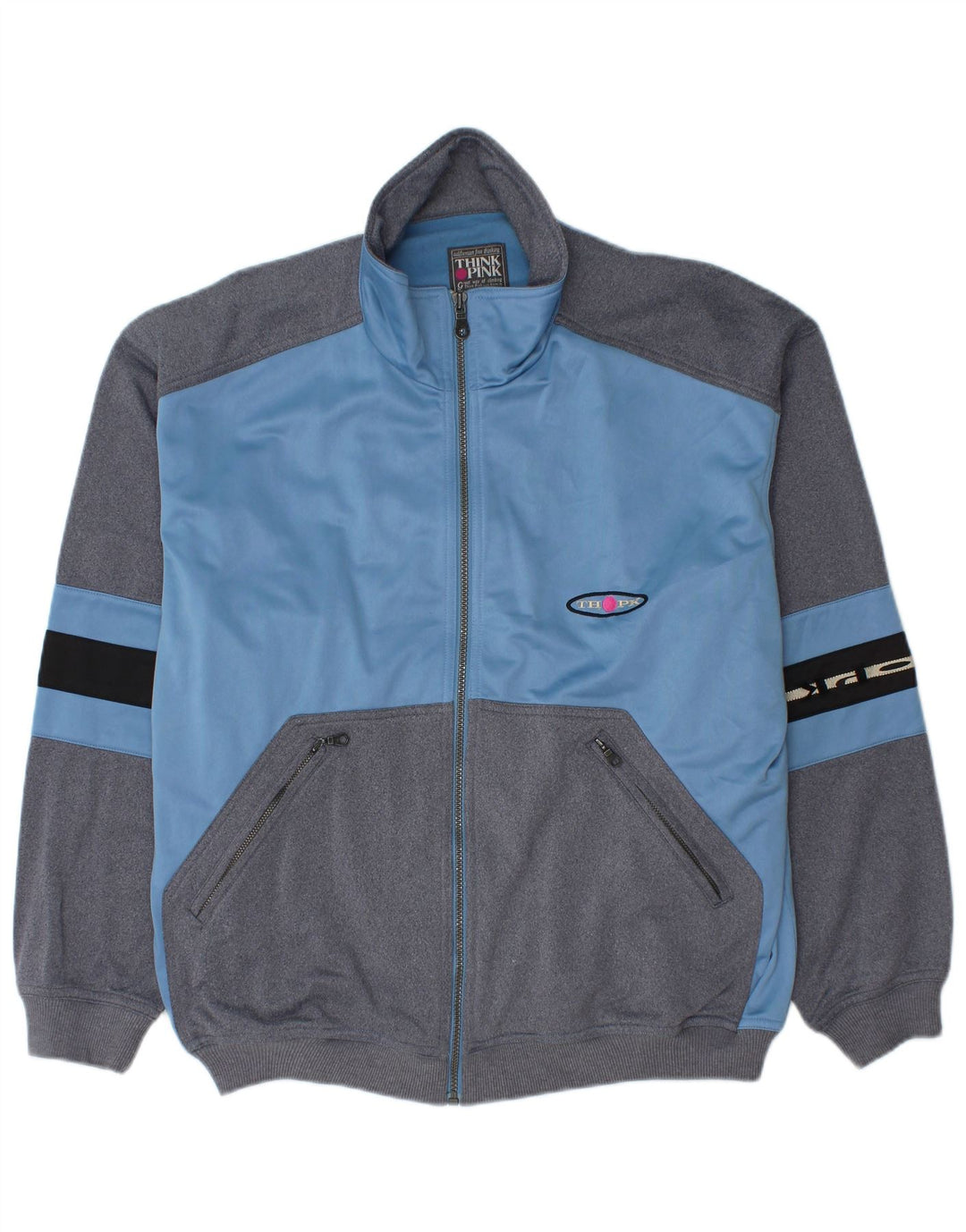 Jachetă de trening pentru bărbați Think Pink, mare, albastru