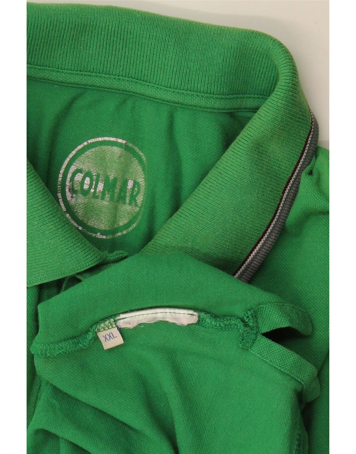 COLMAR tricou polo cu grafică pentru bărbați 2XL verde