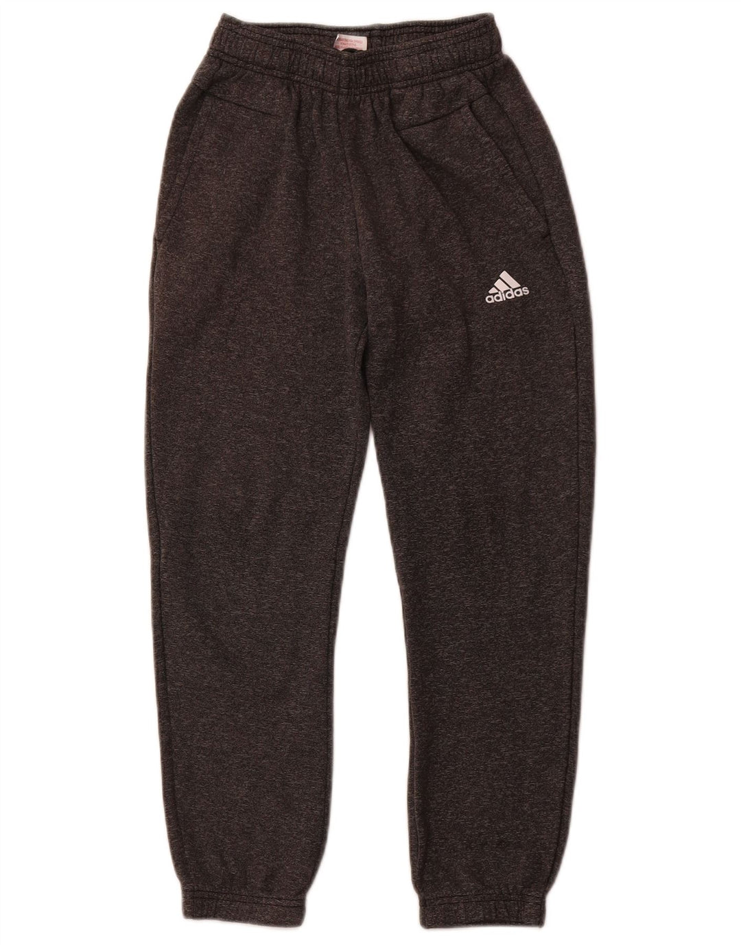 Pantaloni de trening ADIDAS pentru fete Joggeri 11-12 ani bumbac cu pete gri