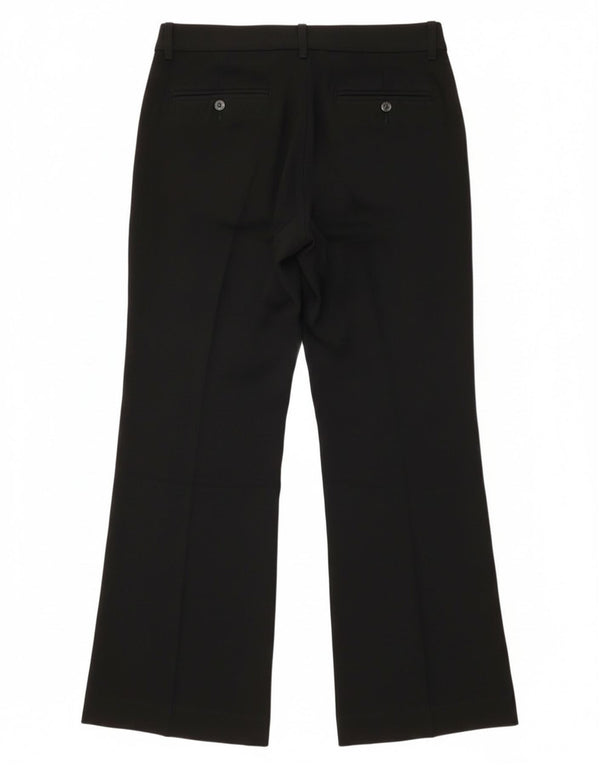 Max & Co. Pantaloni de costum bootcut pentru femei UK 8 Small W30 L31 Poliester negru