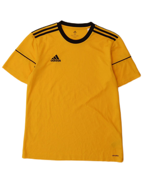 Tricou Adidas Climalite pentru bărbați Top Medium Galben Poliester