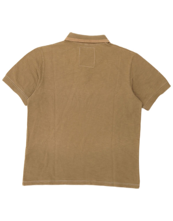 Tricou polo pentru bărbați Napapijri XL Kaki Bumbac color bloc