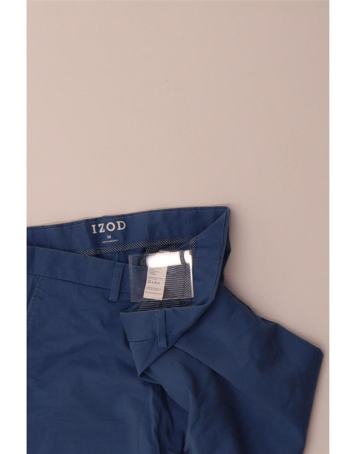 IZOD Mens Chino Shorts W36 Large  Blue Cotton Vintage Izod and Second-Hand Izod from Messina Hembry 