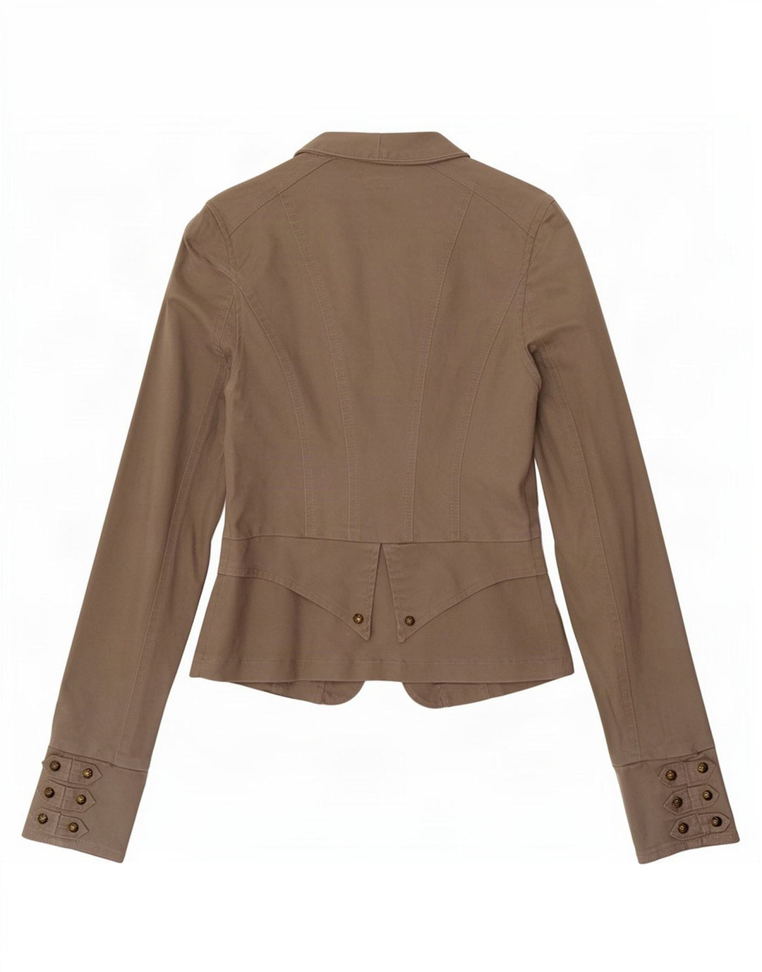 Jane Norman Blazer Jacket pentru femei UK 6 XS bumbac gri