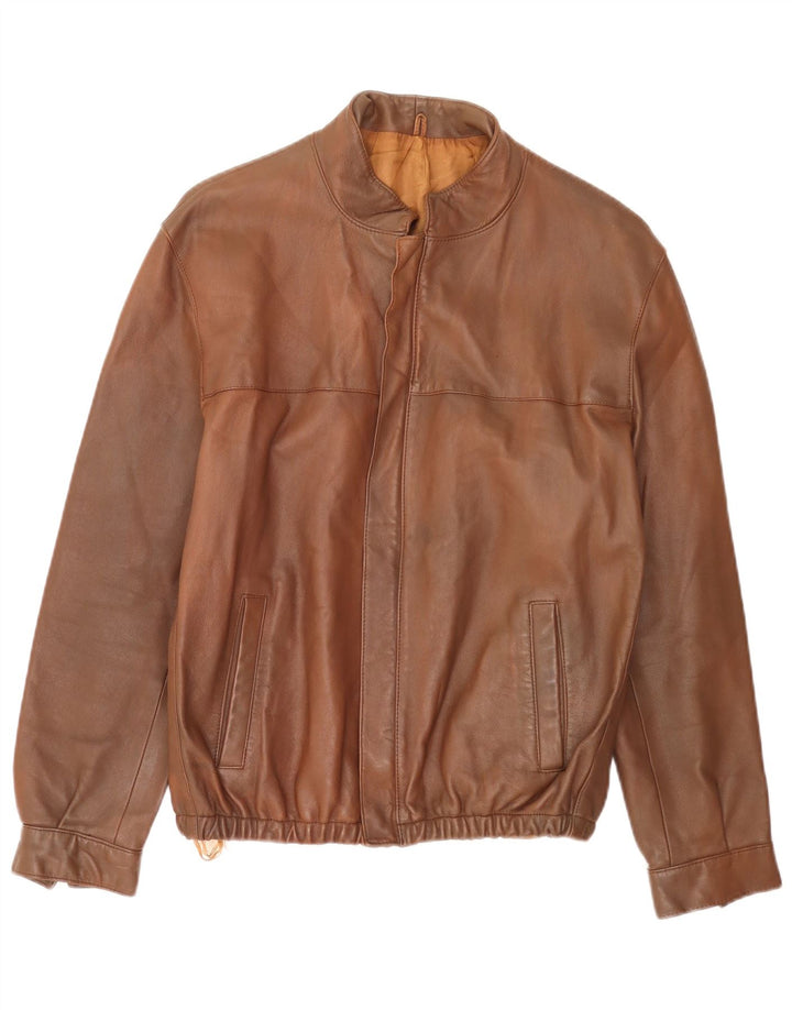 Bomber vintage pentru bărbați IT 54 2XL maro