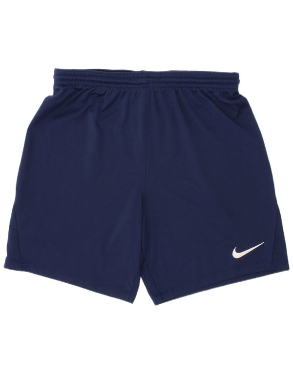 Pantaloni scurți sport Nike Dri Fit pentru băieți 13-14 ani XL bleumarin Poliester