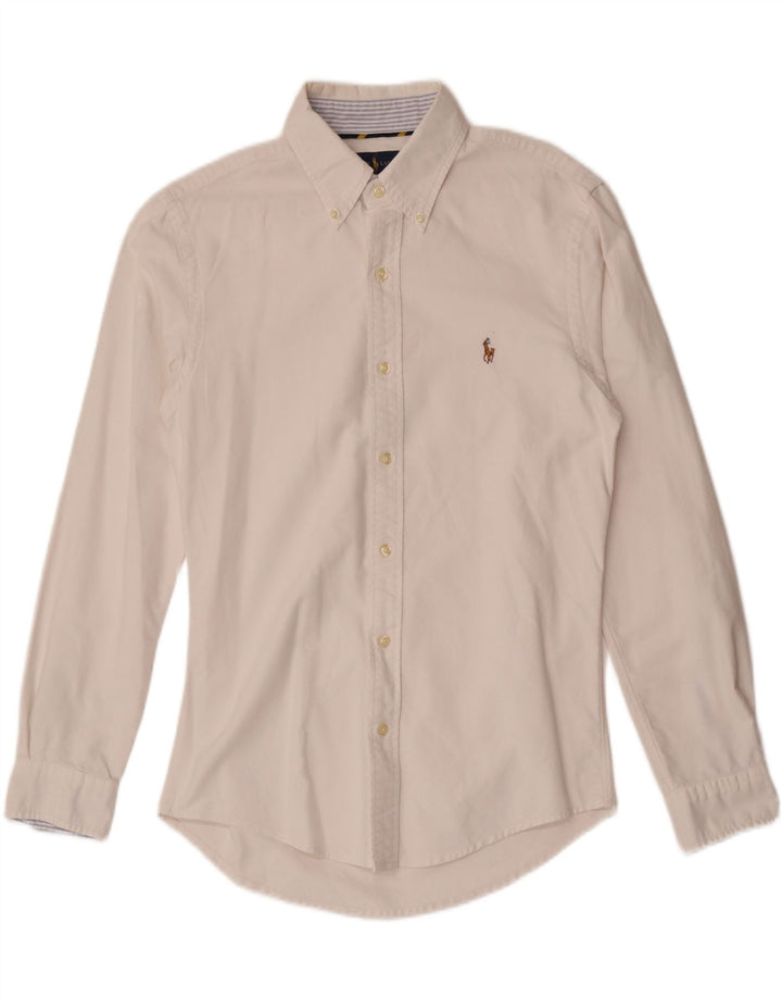 Cămașă Slim Fit Ralph Lauren pentru bărbați, alb mediu