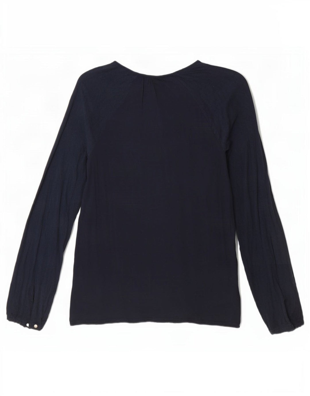 Top pentru femei Tommy Hilfiger cu mânecă lungă US 6 Medium Bleumarin Viscoză