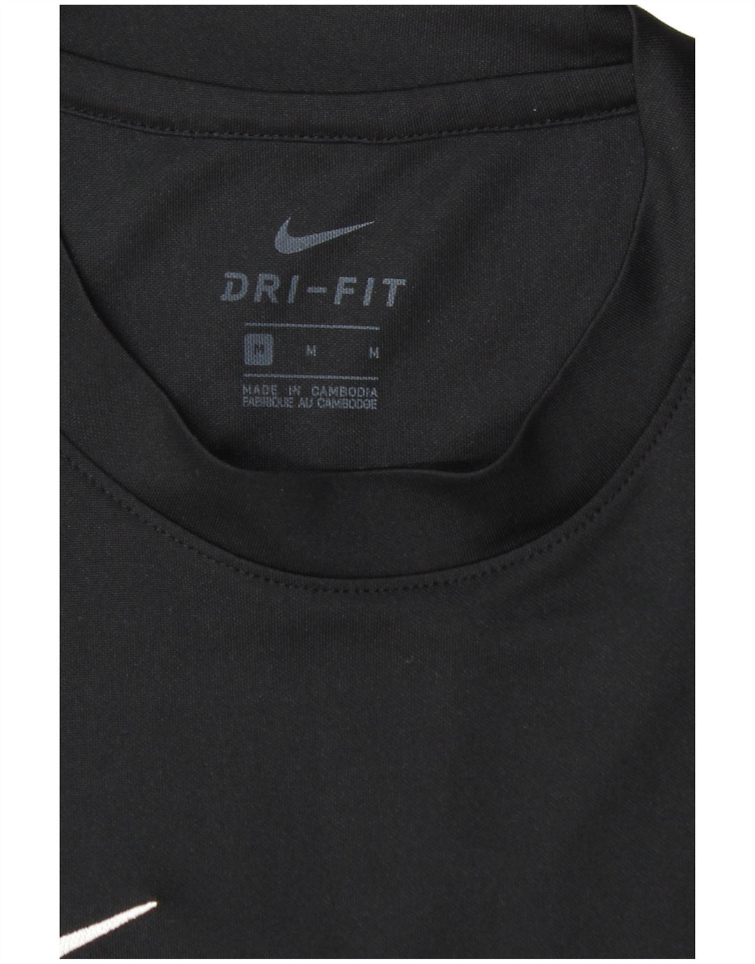 Tricou NIKE Dri Fit pentru bărbați Top mediu negru