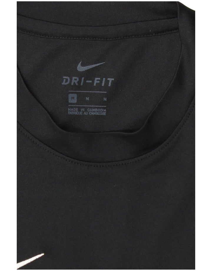 Tricou NIKE Dri Fit pentru bărbați Top mediu negru
