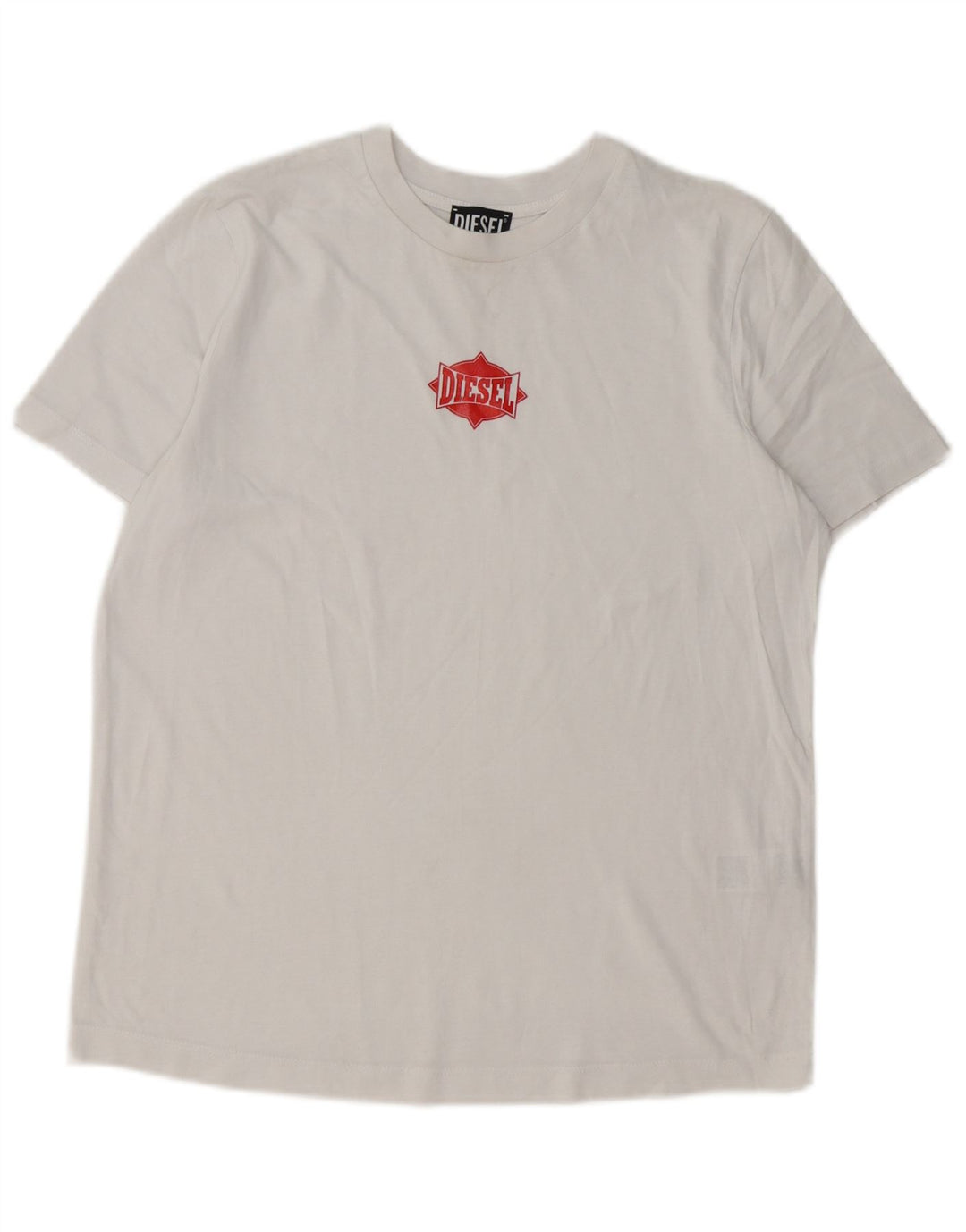 Tricou grafic pentru băieți Diesel Top 13-14 ani mare alb