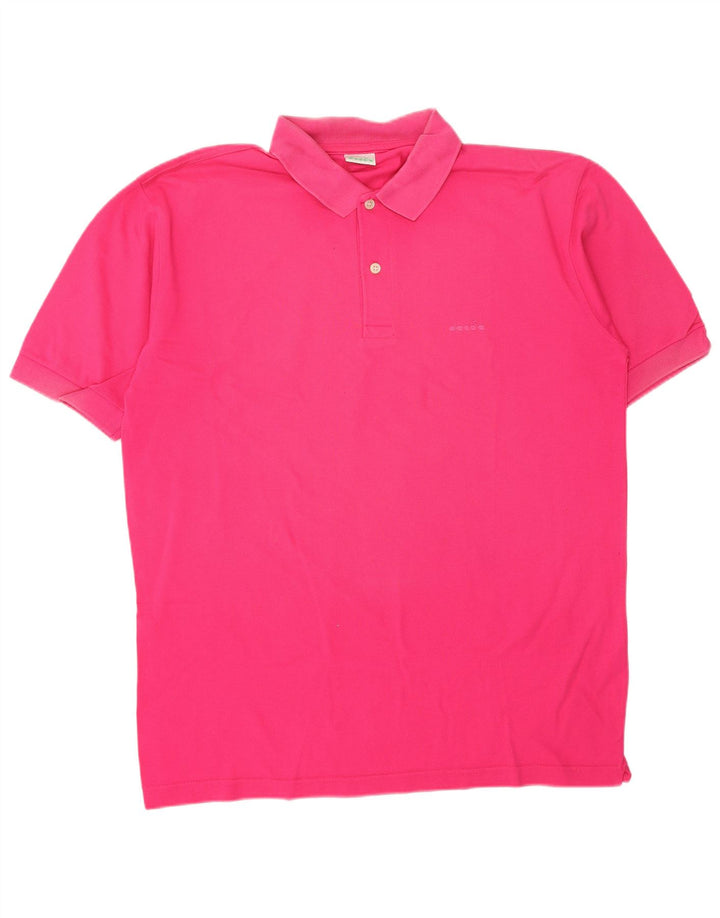 DIADORA Tricou Polo pentru Barbati Mare Bumbac Roz