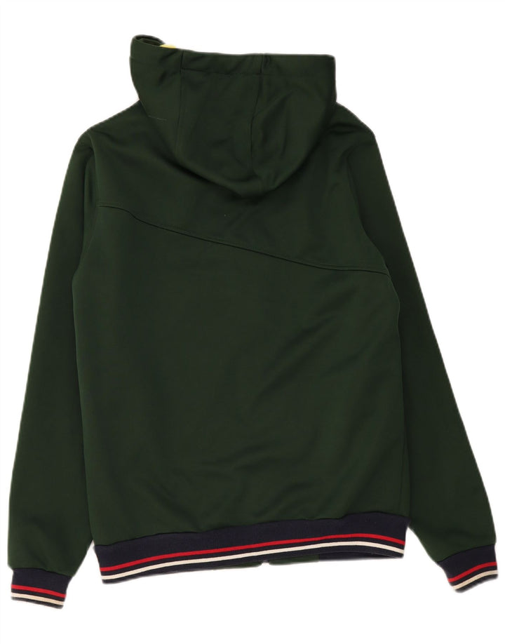 Pulover Tommy Hilfiger pentru bărbați, cu fermoar, poliester verde mediu