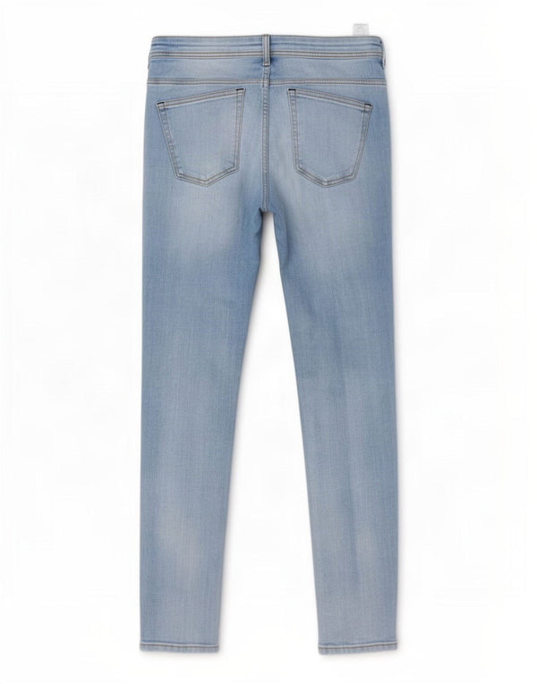 Blugi skinny pentru bărbați Zara EU 42 Large W32 L30 Albastru