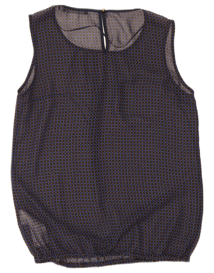 Bluză fără mâneci pentru femei Esprit UK 12 Medium bleumarin din poliester check