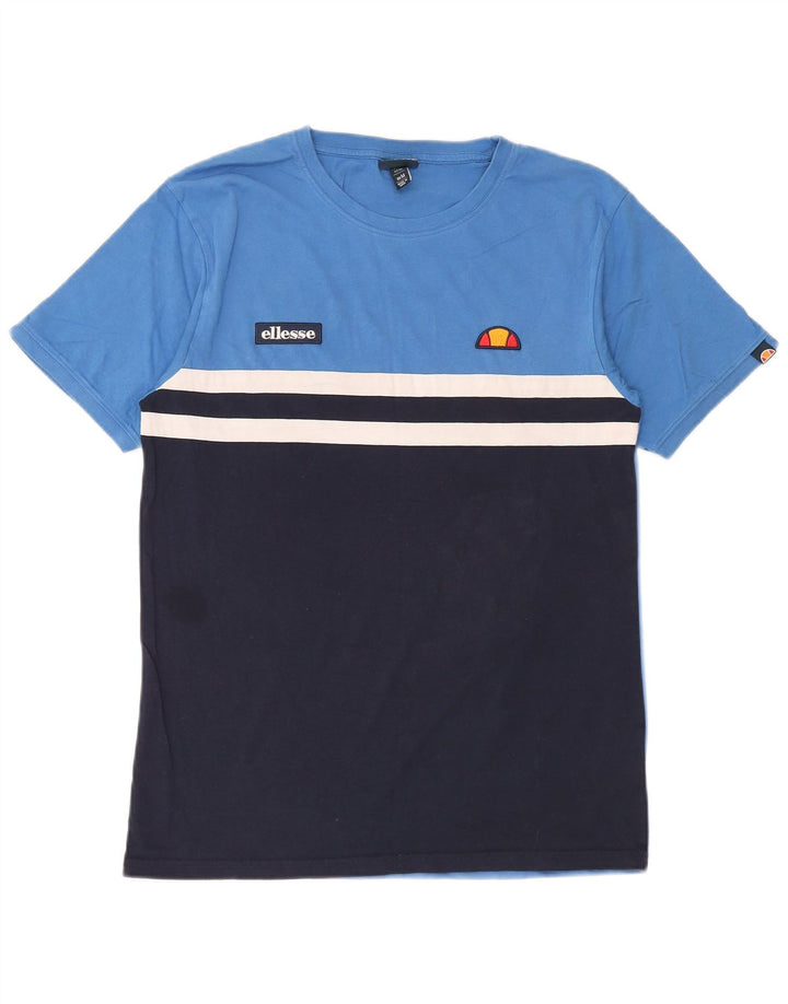 Tricou pentru bărbați Ellesse Top Mediu Bleumarin Bumbac Colorblock