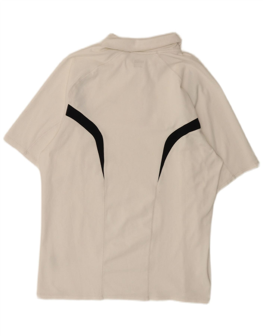 Tricou polo Nike pentru bărbați, mare, alb, din poliester bloc de culoare