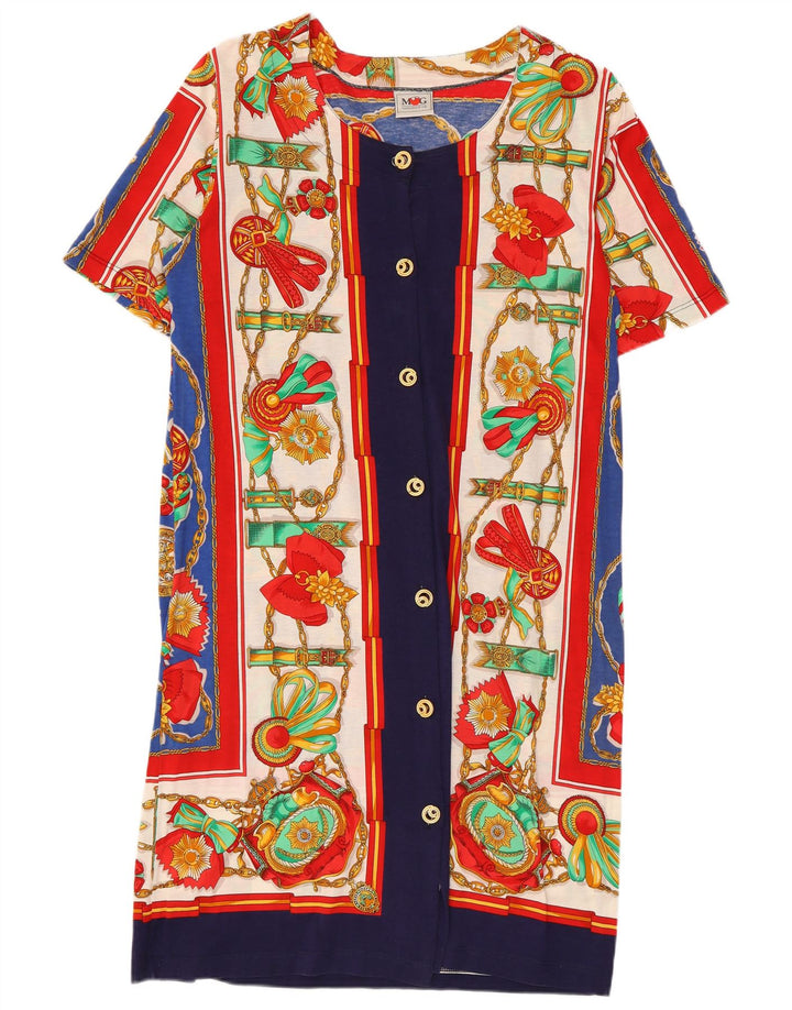 Rochie cămașă cu model abstract pentru femei Maglificio MG IT 50 XL Multicolor