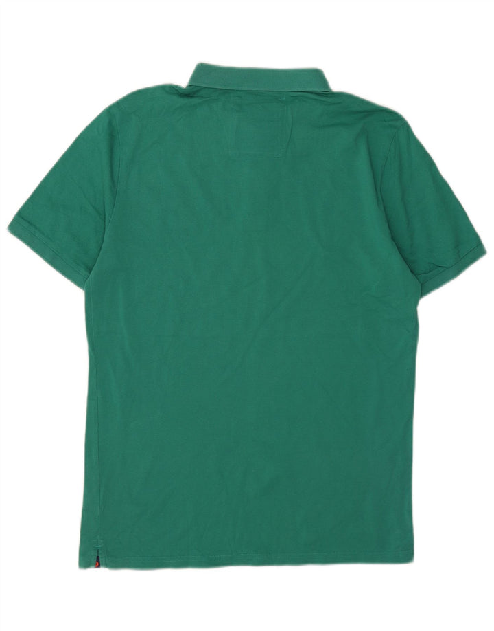 Tricou polo pentru bărbați Superdry, bumbac verde mare