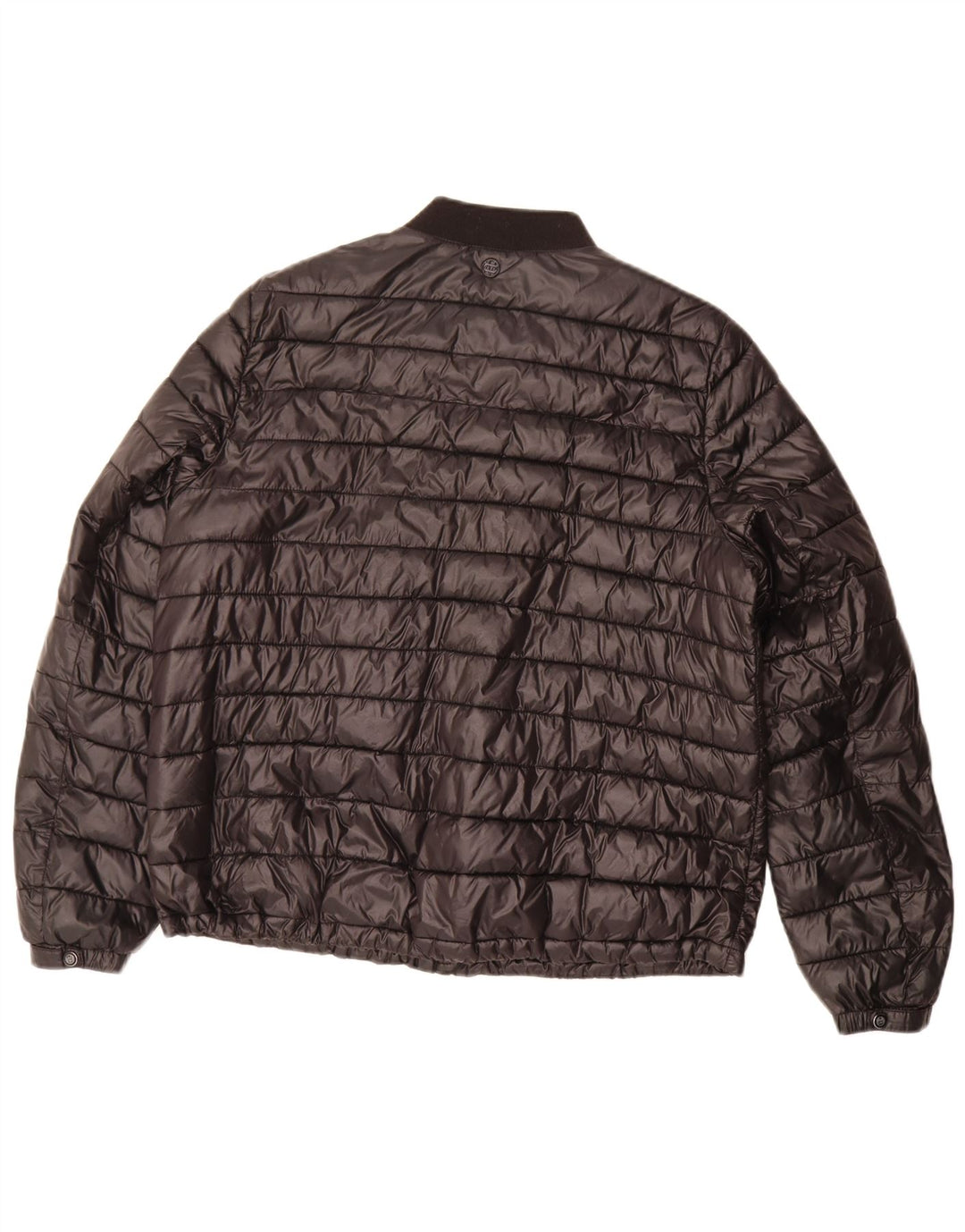 Jachetă căptușită pentru femei Massimo Dutti UK 16 Poliester negru mare